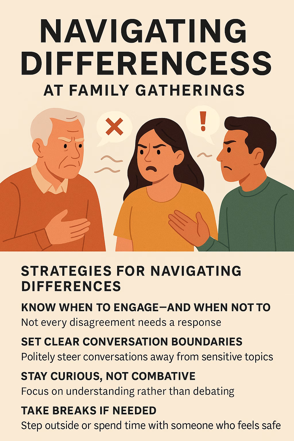 Agree to Disagree: Navigating Political and Personal Differences with Family